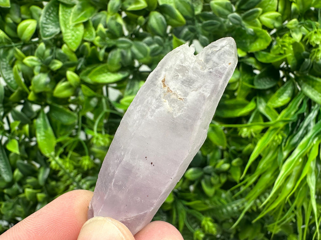 Amethyst Phantom Quartz Crystal: Chalcedony Chlorite Inclusions, Bulgaria