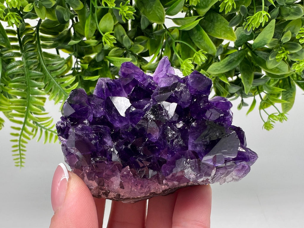 Uruguay Amethyst Crystal: Purple Quartz Home Decor, Energy Stone