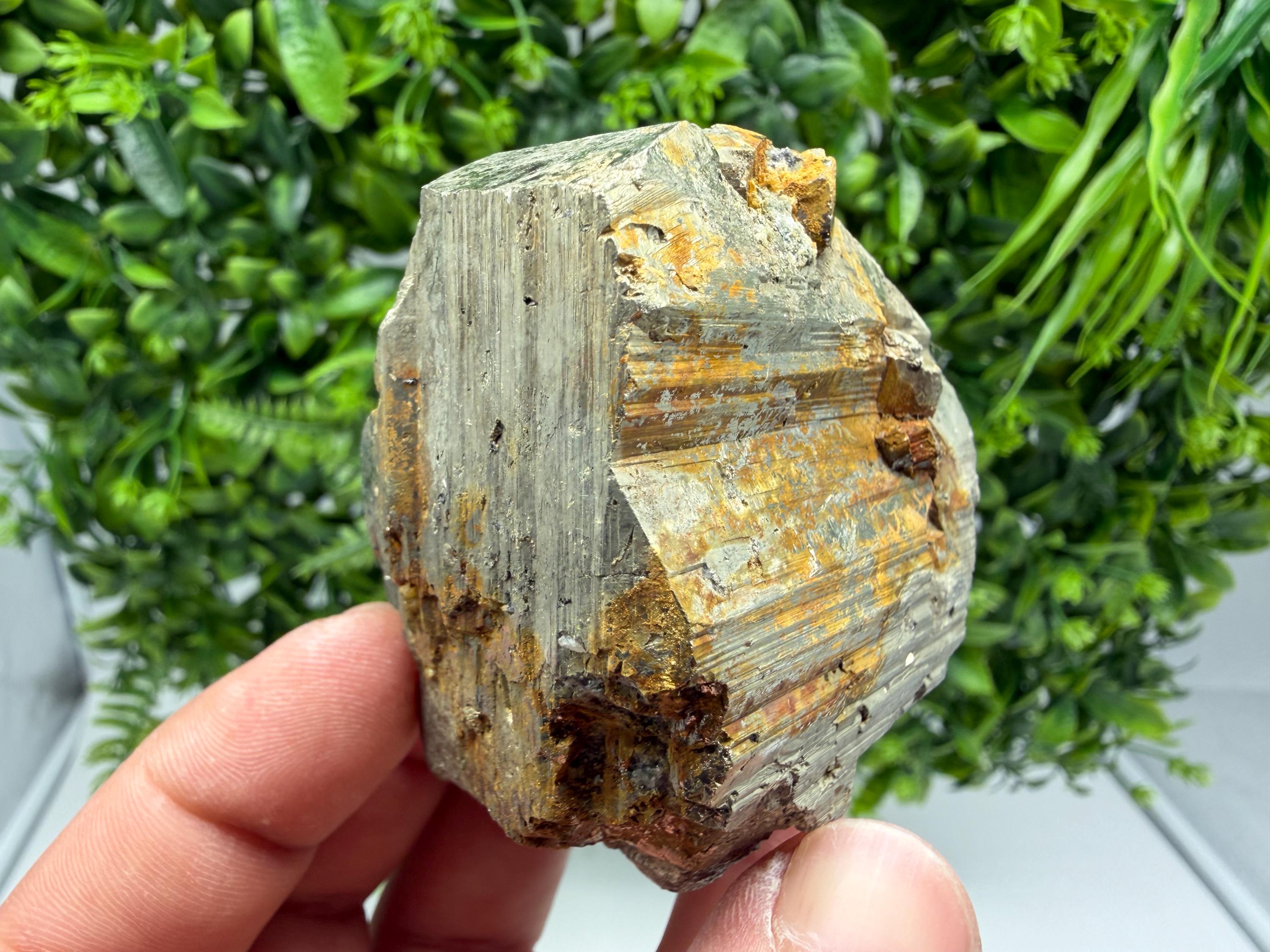 Rainbow Pyrite Hematite Cluster, Borieva Mine, Bulgaria