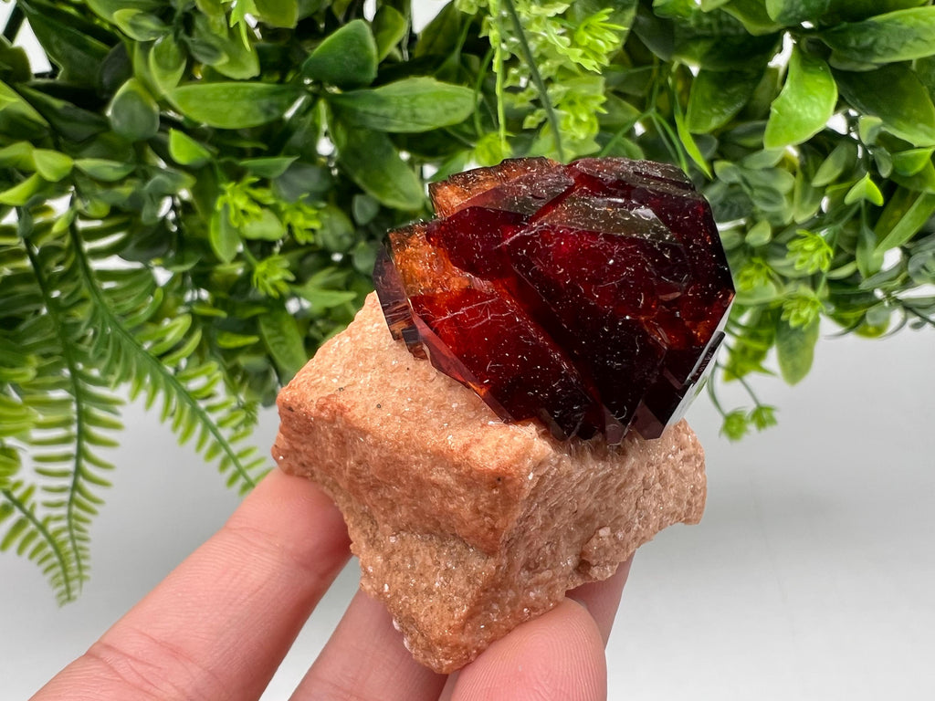 Orange-Brown Arcanite Mineral Specimen, Santa Ana Tin Mine