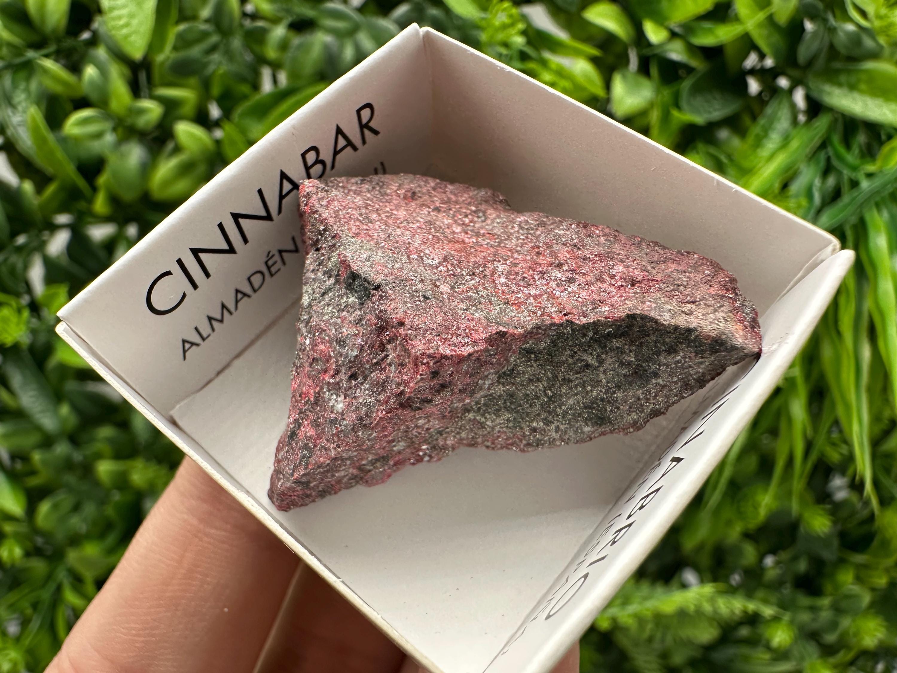 Red Cinnabar Crystal Specimen: Almaden Mines, Spain - Chakra Stone (4/3 cm)