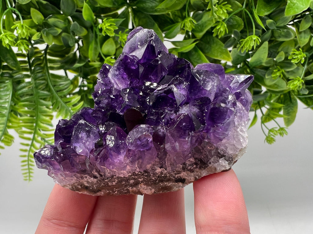 Uruguay Amethyst Crystal: Purple Quartz Home Decor, Energy Stone