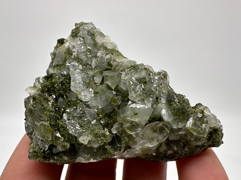 Rainbow Epidote with Quartz, Hakkari Turkey Mineral Specimen