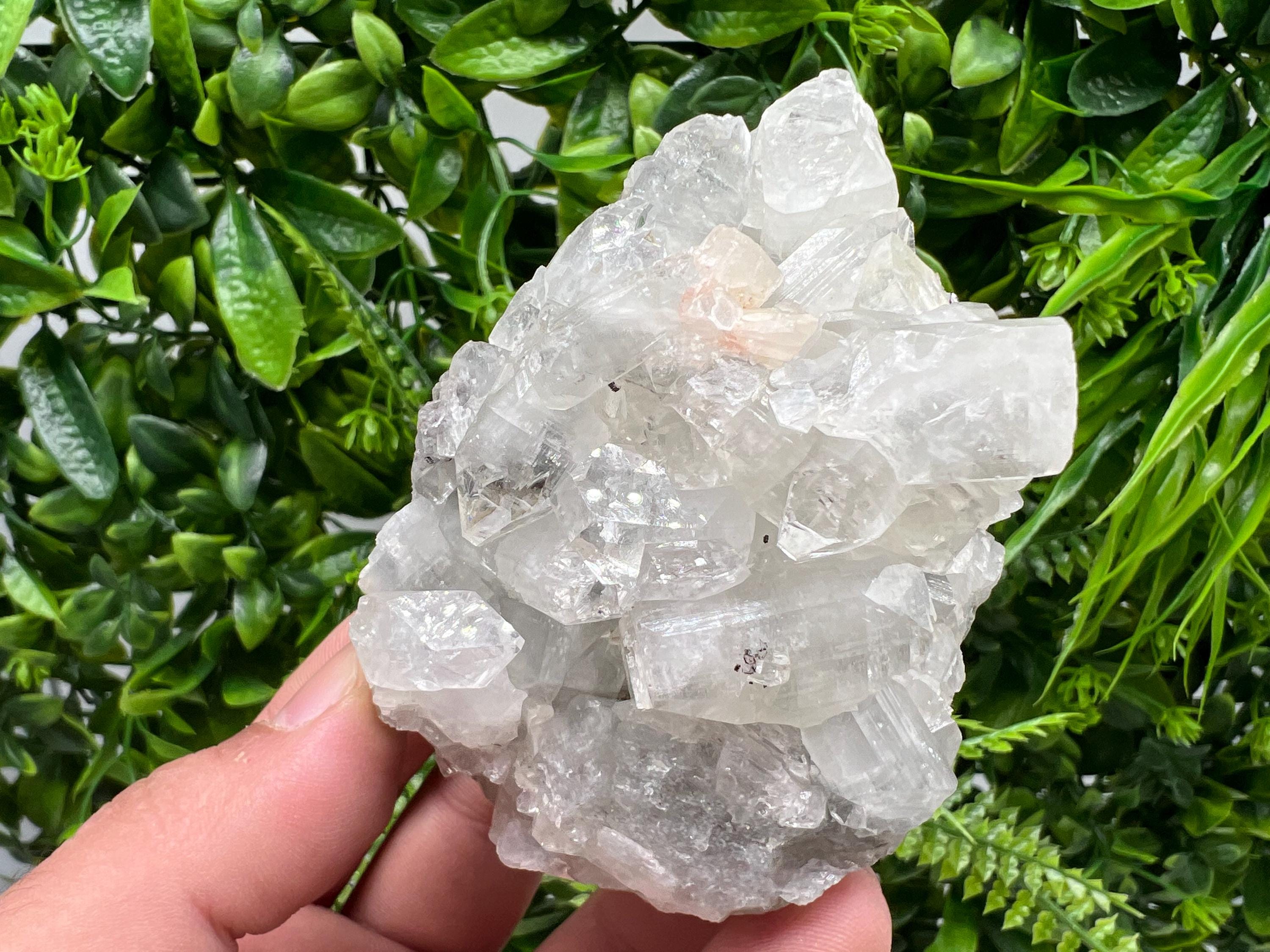 STUNNING Transparent Apophyllite on Chalcedony,natural, collection minerals specimen,India Minerals,Crystal, Stone Mineral Specimens India