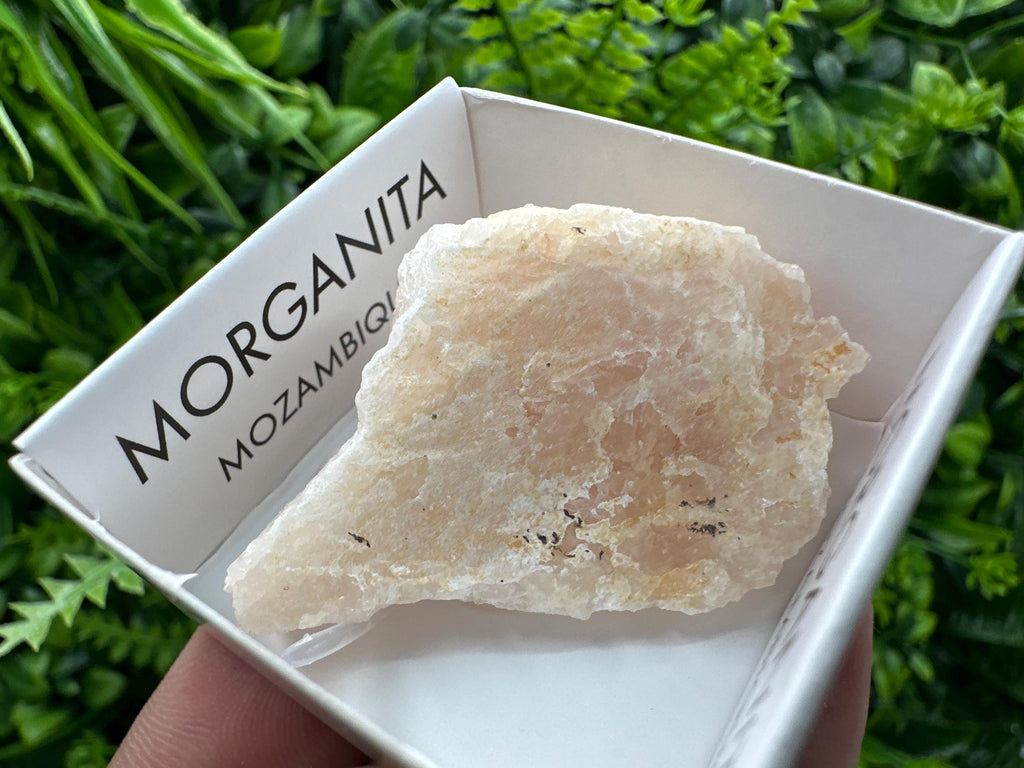 Rare Raw Morganite Specimen: Mozambique Crystal Collection (5/2.5 cm)