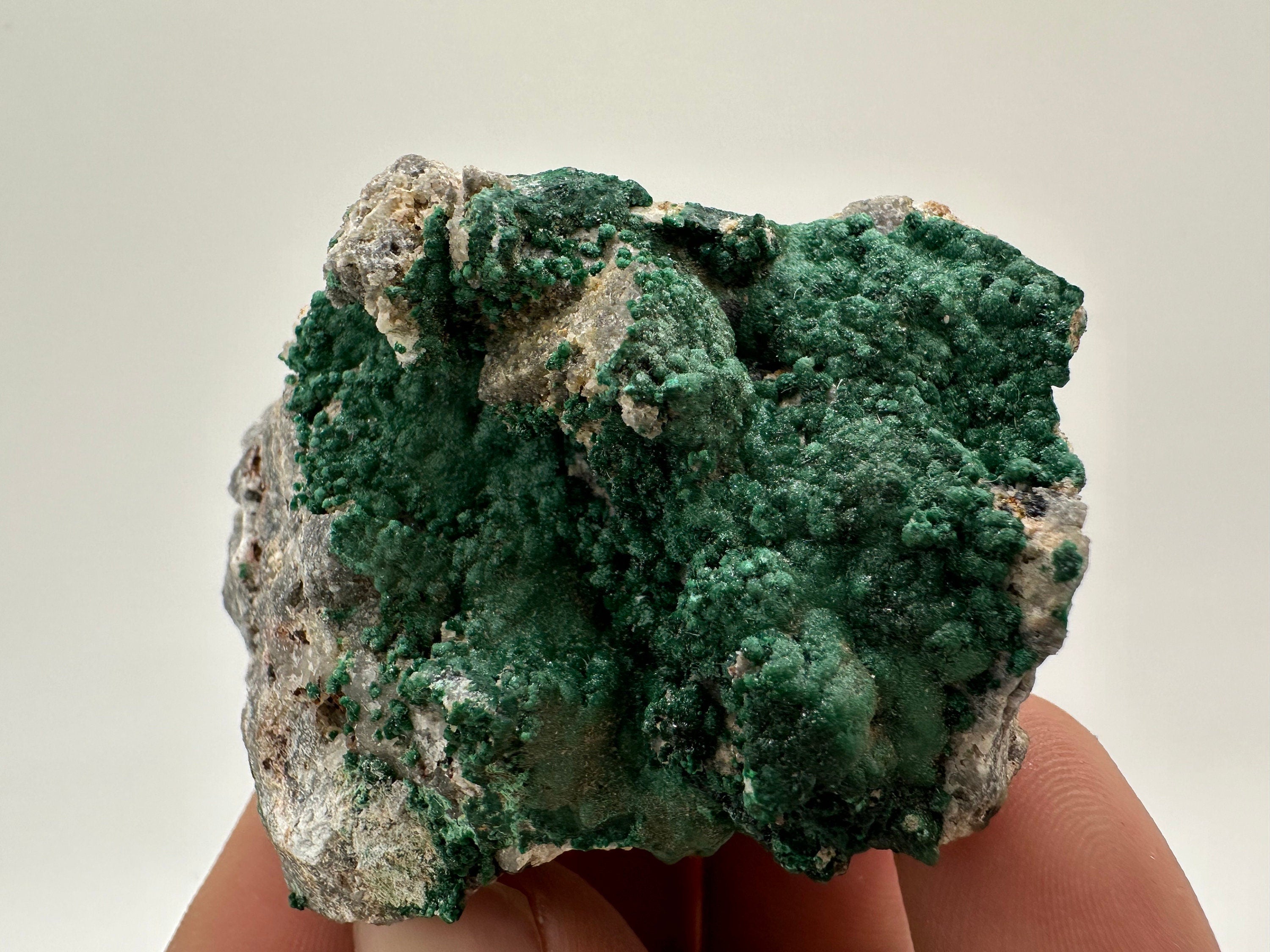 Green Polished Malachite Crystal from Congo, Mineral Specimen