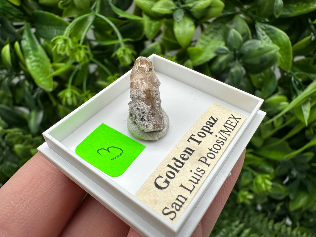 Golden Topaz Crystal, Mineral Specimen from Mexico