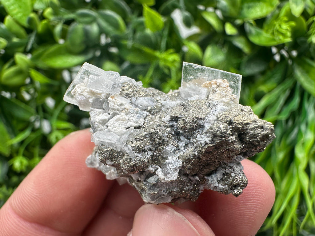 Barite Marcasite Cluster on Chalcedony - Androvo Mine, Bulgaria