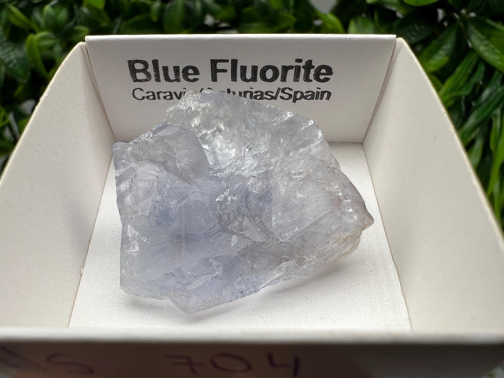 Blue Fluorite Mineral Specimen: Spanish Crystal Collection (3/3 cm