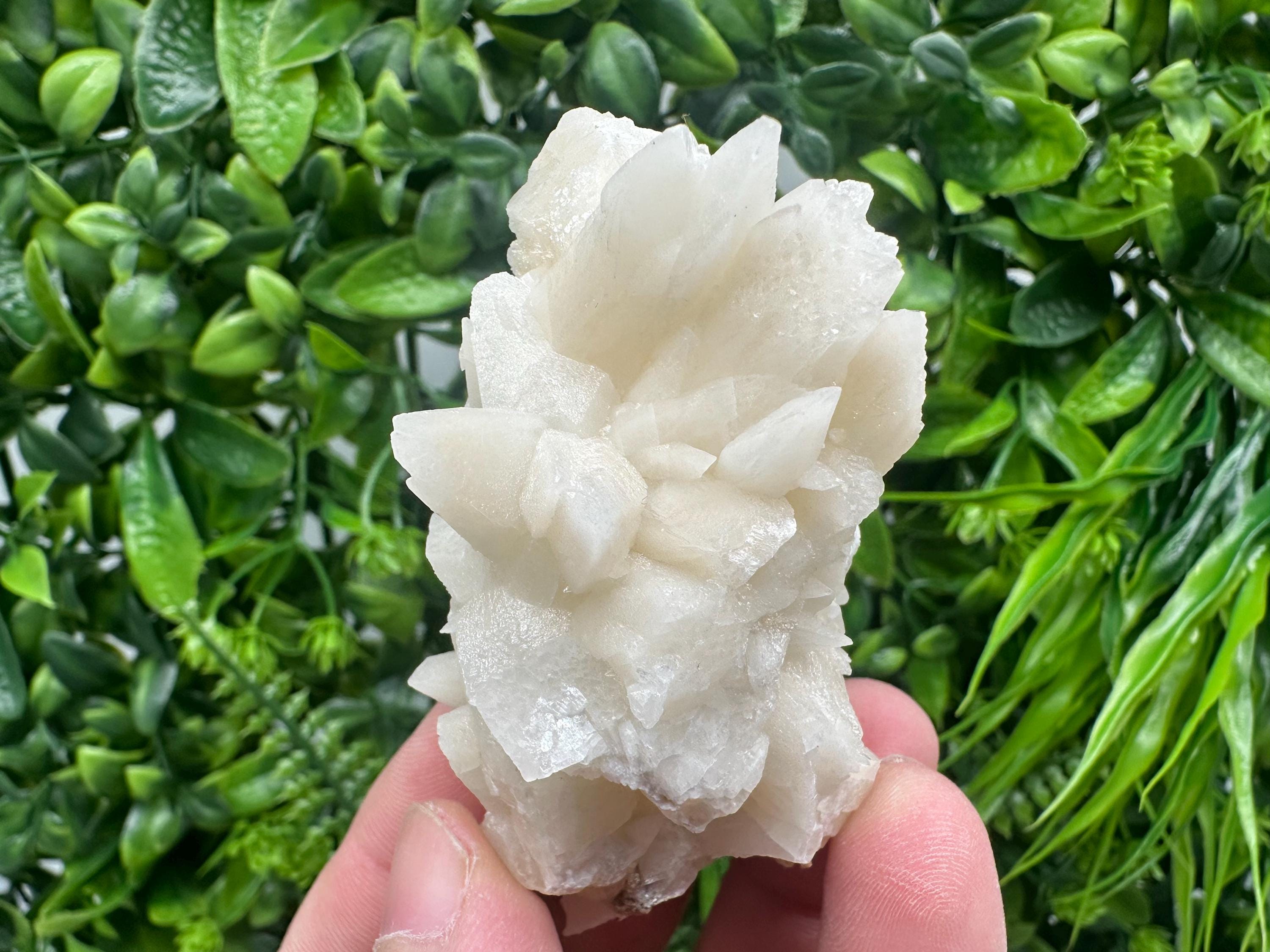 Calcite on Aragonite: Djurcovo Mine, Bulgaria Crystal