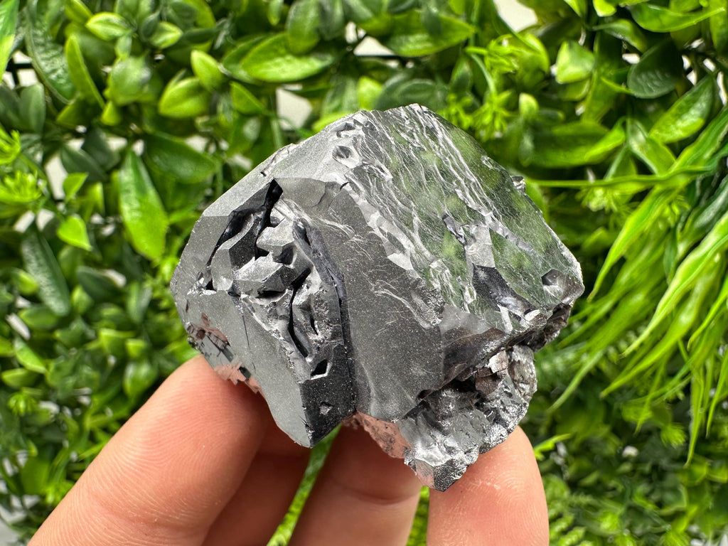 Skeletal Galena on Quartz, Borieva Mine Mineral Specimen