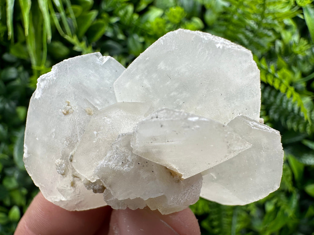 White Calcite on Matrix: Madan Bulgaria Crystal Mineral
