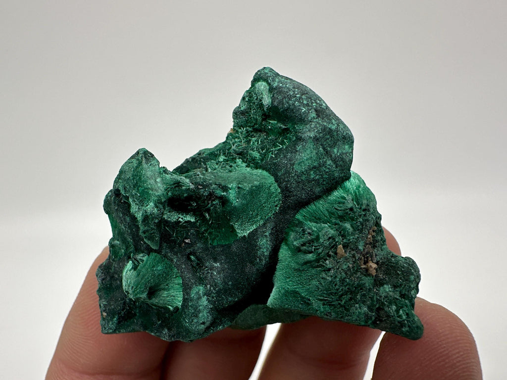 Green Polished Malachite Crystal, Congo Mineral Specimen (5/4.5/2cm)