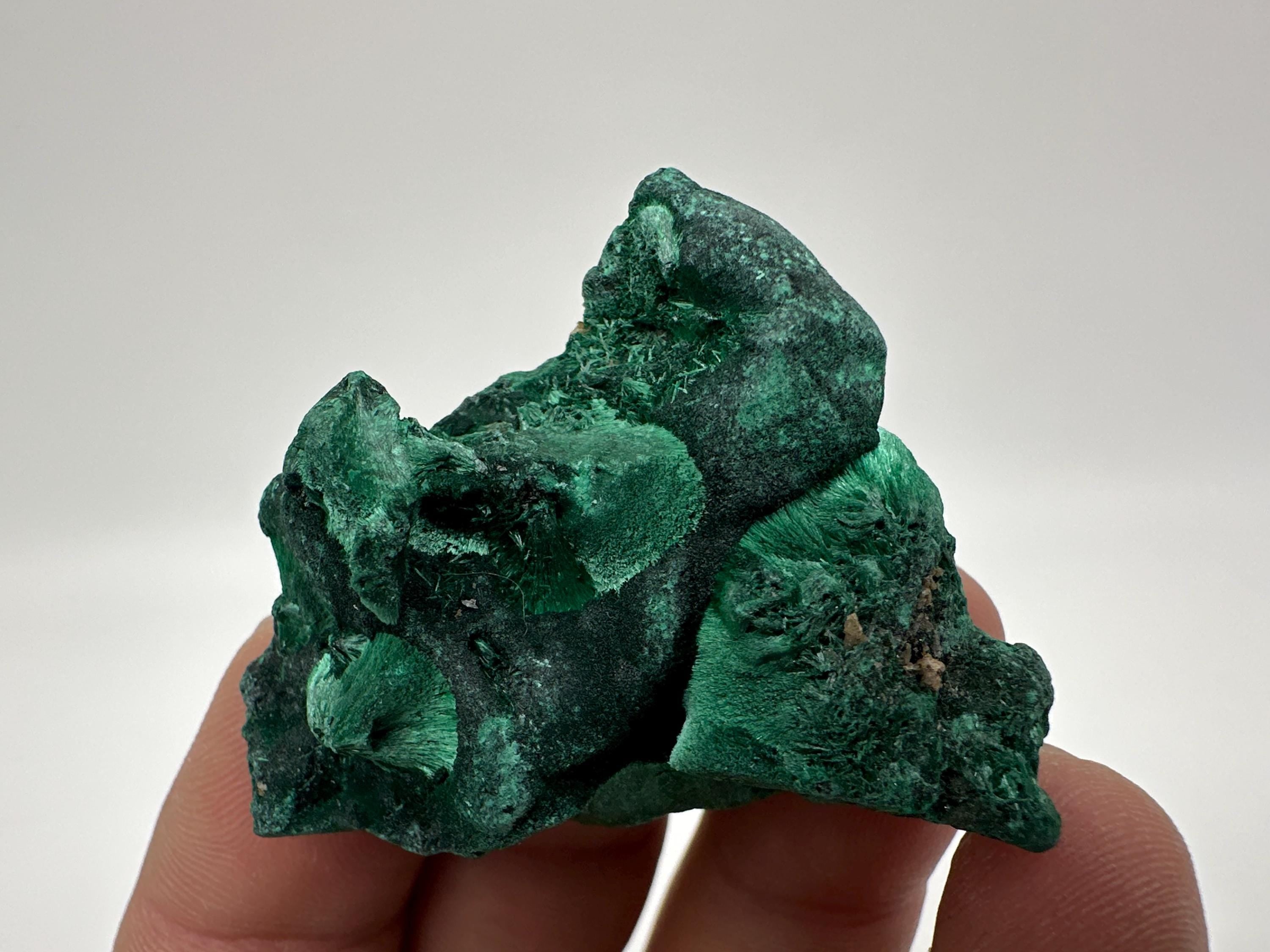 Green Polished Malachite Crystal, Congo Mineral Specimen (5/4.5/2cm)