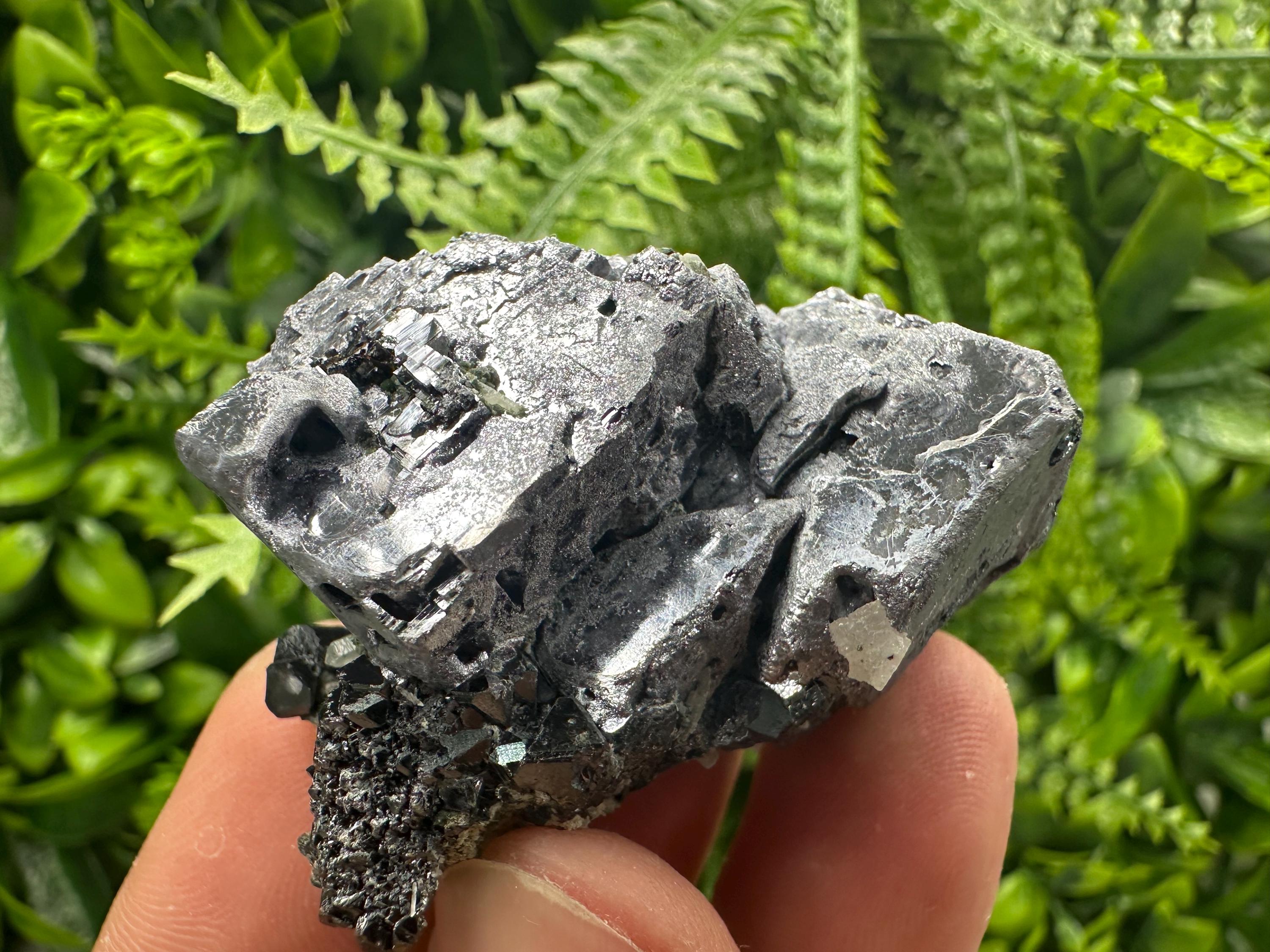 Galena with Black Sphalerite, Natural Minerals Souvenir from Borieva Bulgaria