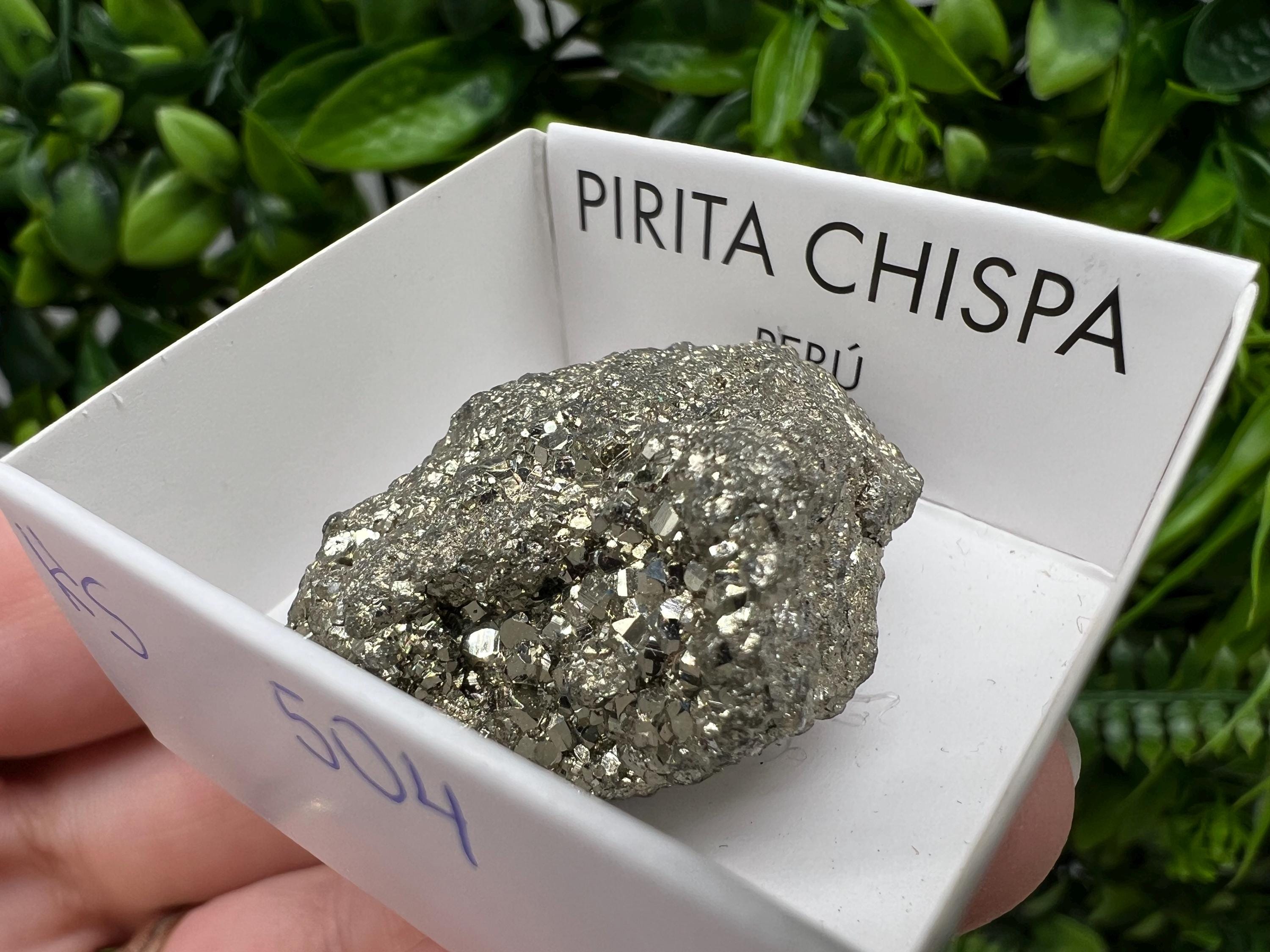 Peruvian Pyrite Cube: Natural Gold Mineral Specimen, Home Decor Stone