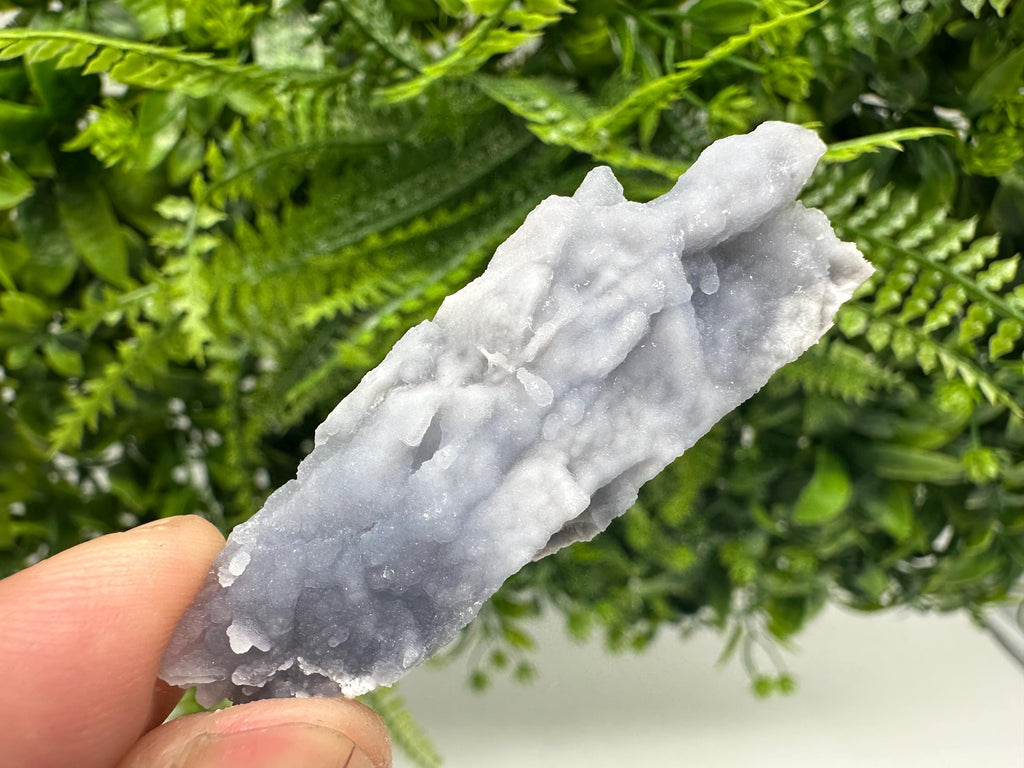 Light Blue Chalcedony Specimen: Natural Bulgaria Mineral Decor