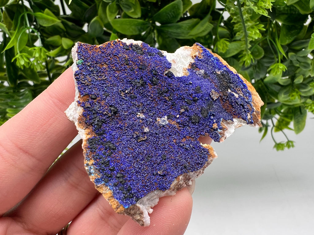 Azurite Malachite Mineral Specimen: Moroccan Blue-Green Crystal, Collector Stone