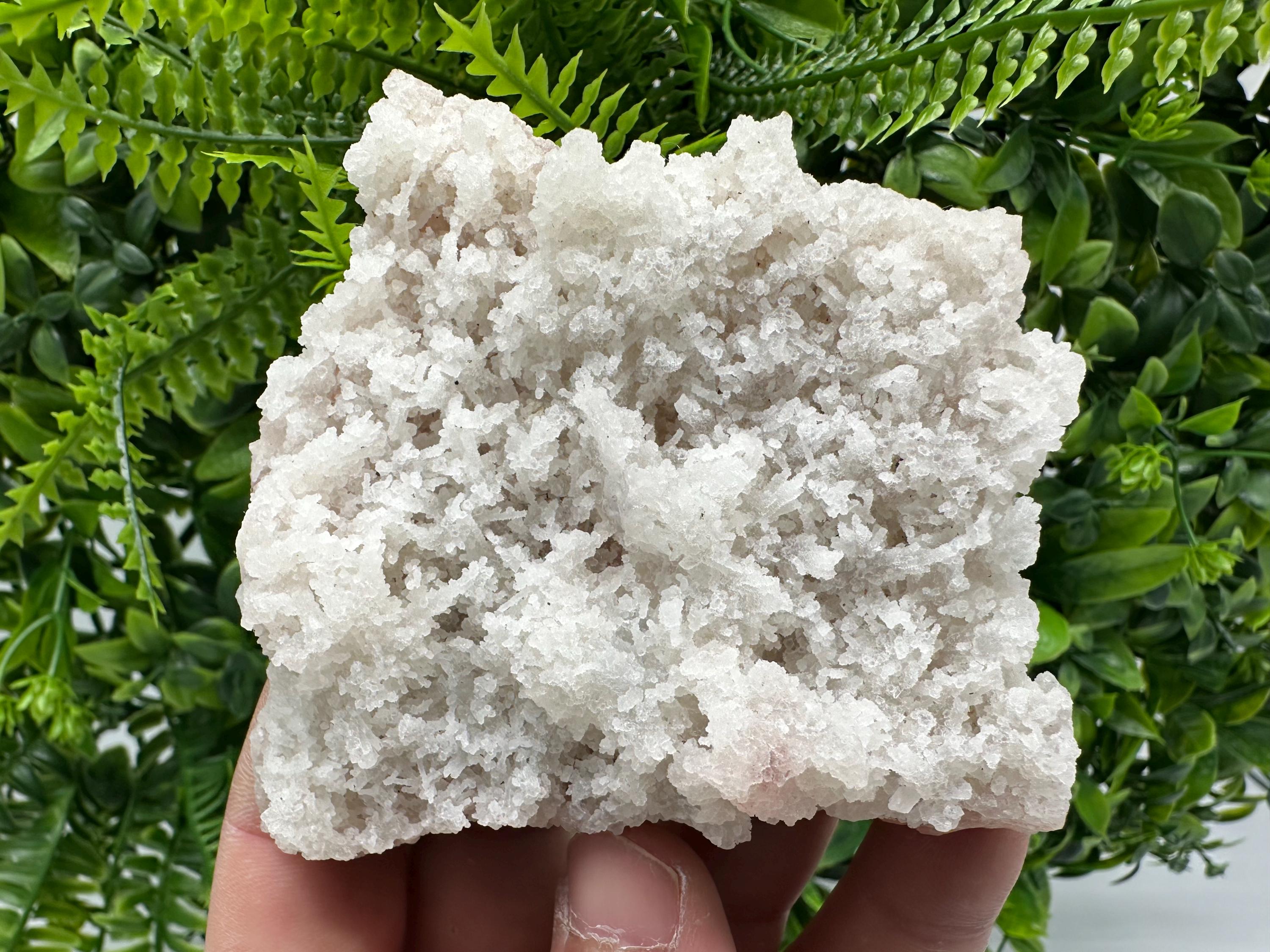Natural Chalcedony Specimen: India Crystal Mineral, Home Decor