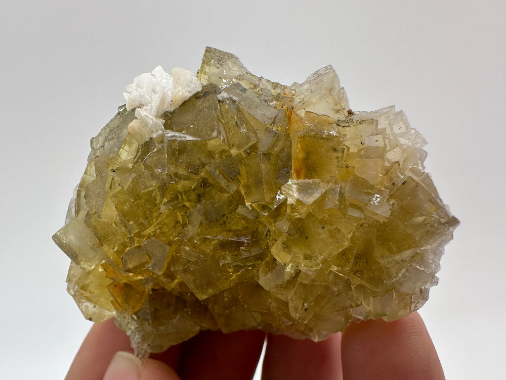 Spanish Yellow Fluorite Specimen, Crystal Collection (5.5/3.5/5.5cm)