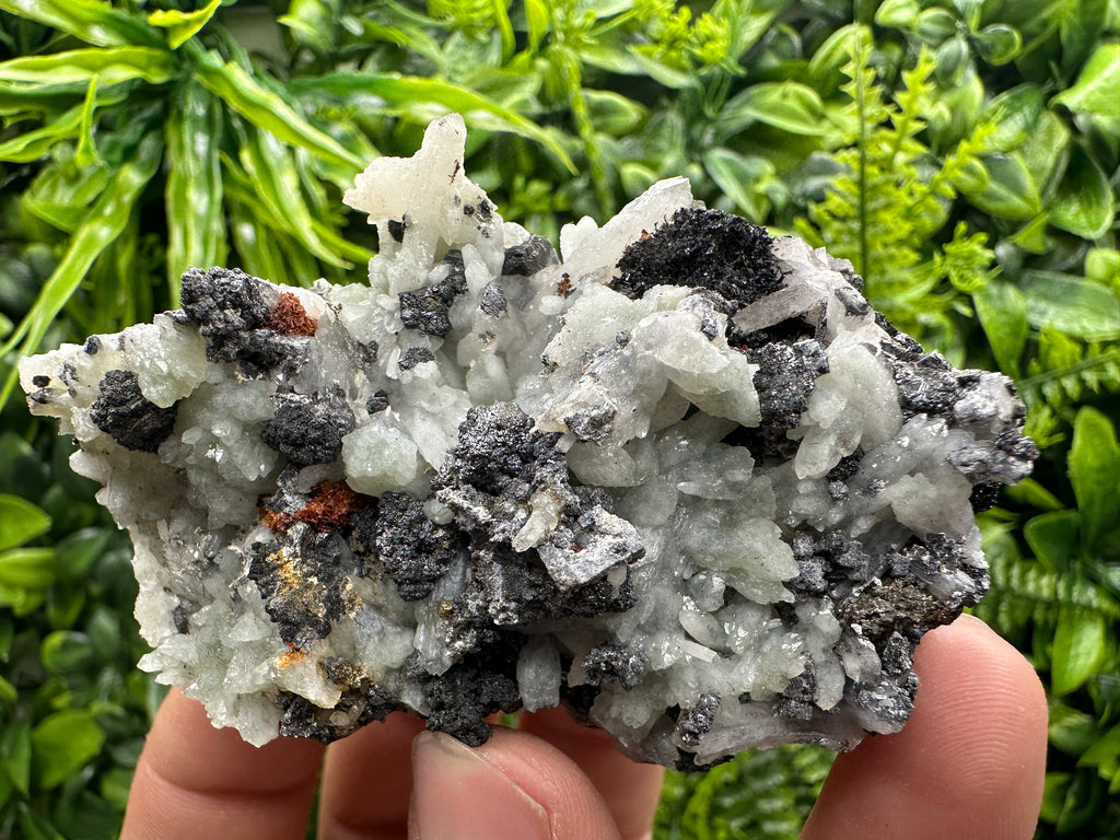Green Quartz with Galena Chalcopyrite, Madan Bulgaria Mineral Specimen