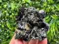 Sphalerite on Quartz with Epidote and Chlorite, Bulgaria Mineral Specimen