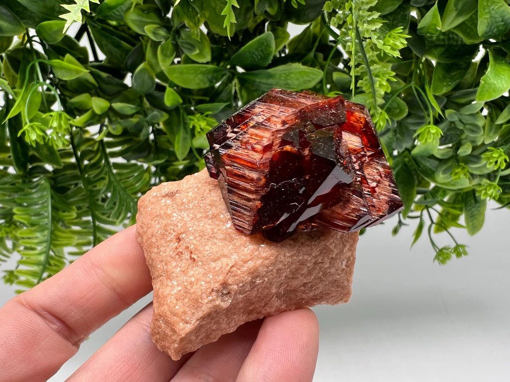 Orange-Brown Arcanite Mineral Specimen, Santa Ana Tin Mine