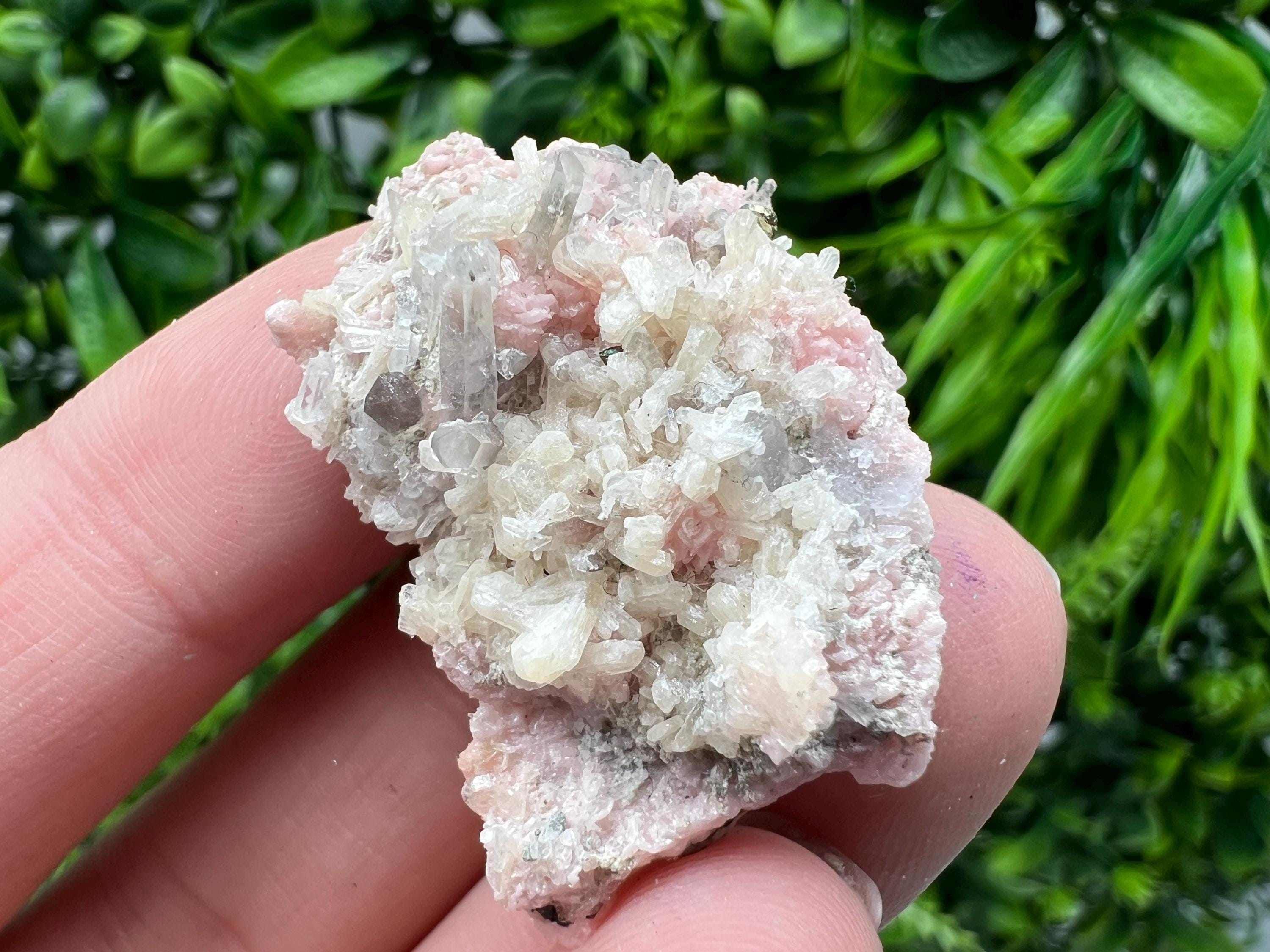 Pink Rhodochrosite Crystal: Starnica Mine, Bulgaria