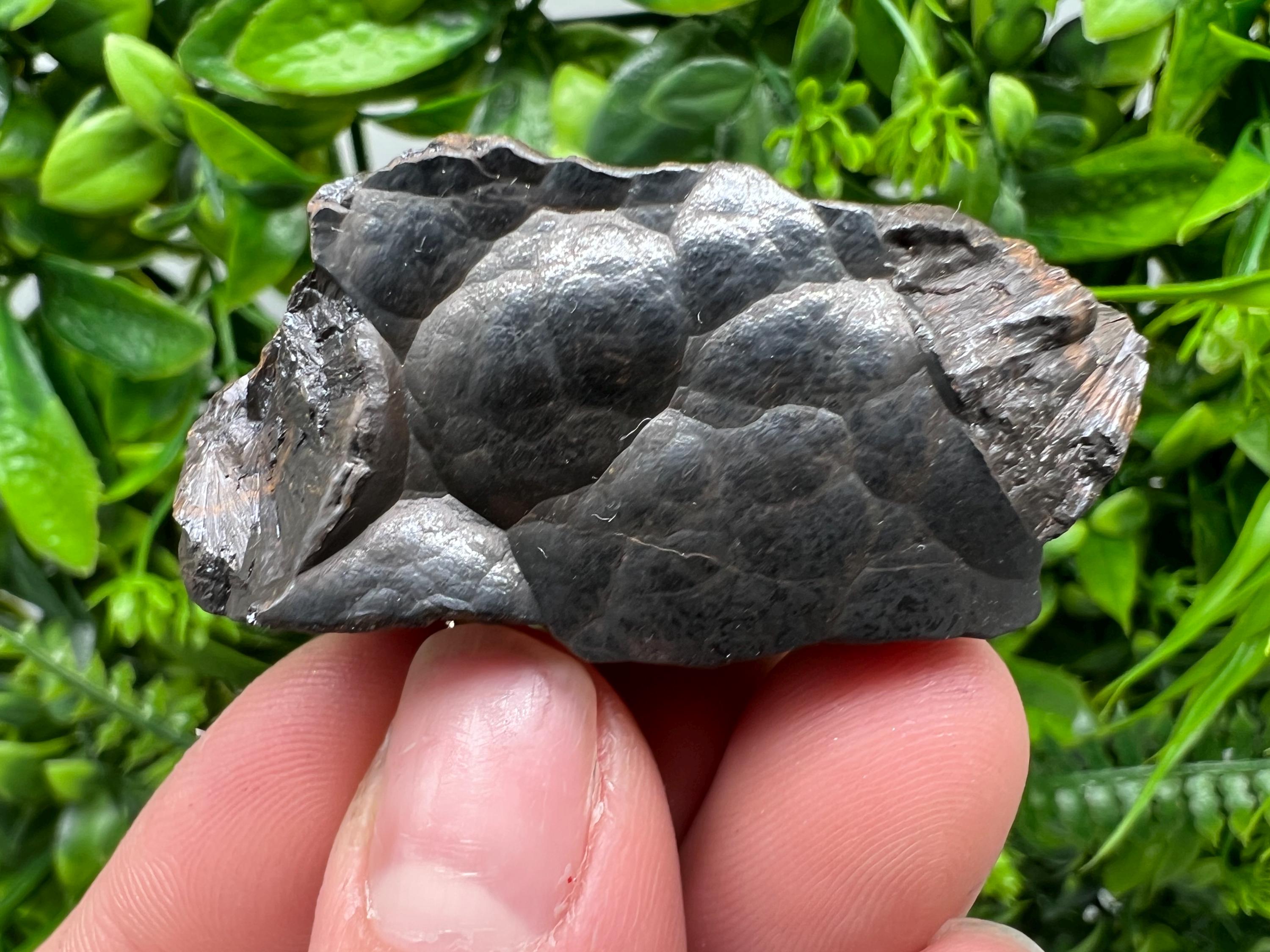 Moroccan Botryoidal Black Hematite Crystal Specimen, Reiki Chakra Stone