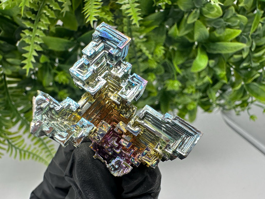 Rainbow Bismuth Crystal: Rare Gemstone Specimen,wholesale Bismuth