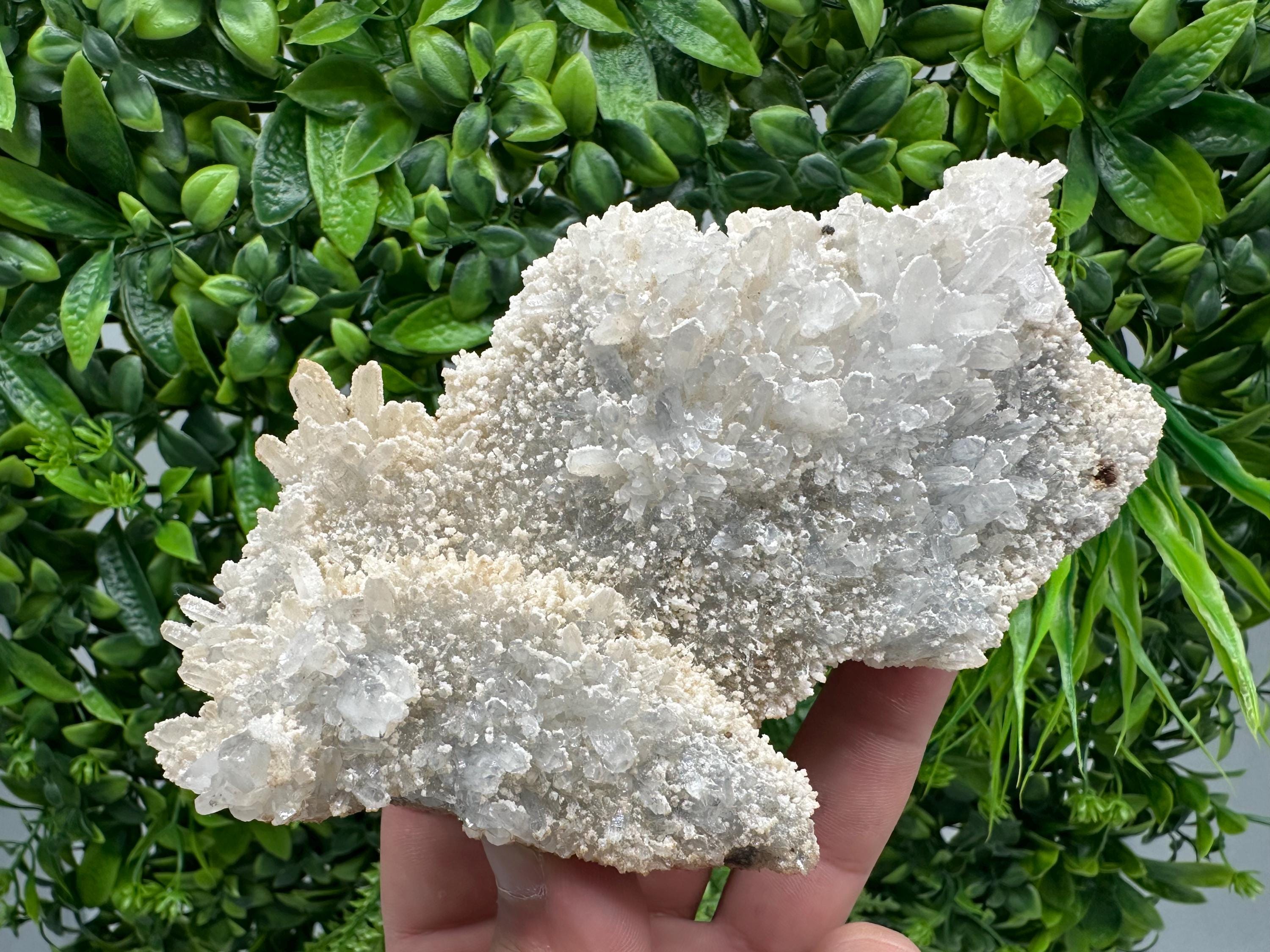Quartz Calcite Chalcopyrite Mineral Specimen: Krushev Dol, Bulgaria