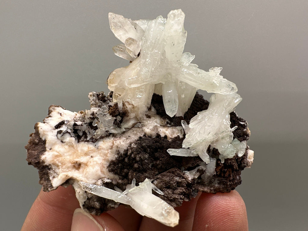 Chlorite Quartz on Rhodochrosite with Dolomite - September 9th Mine