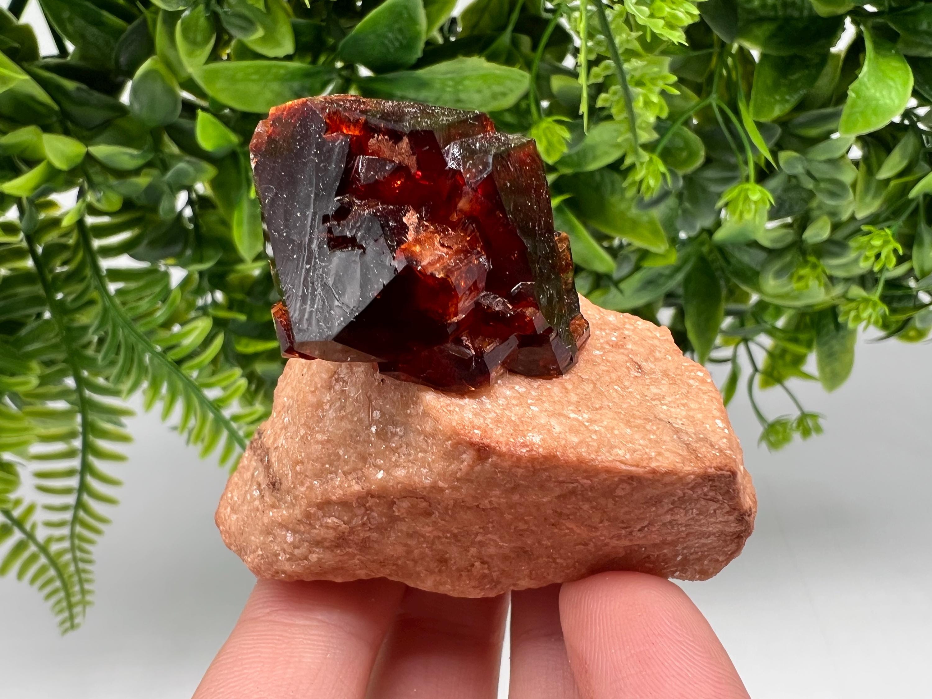Orange-Brown Arcanite Mineral Specimen, Santa Ana Tin Mine