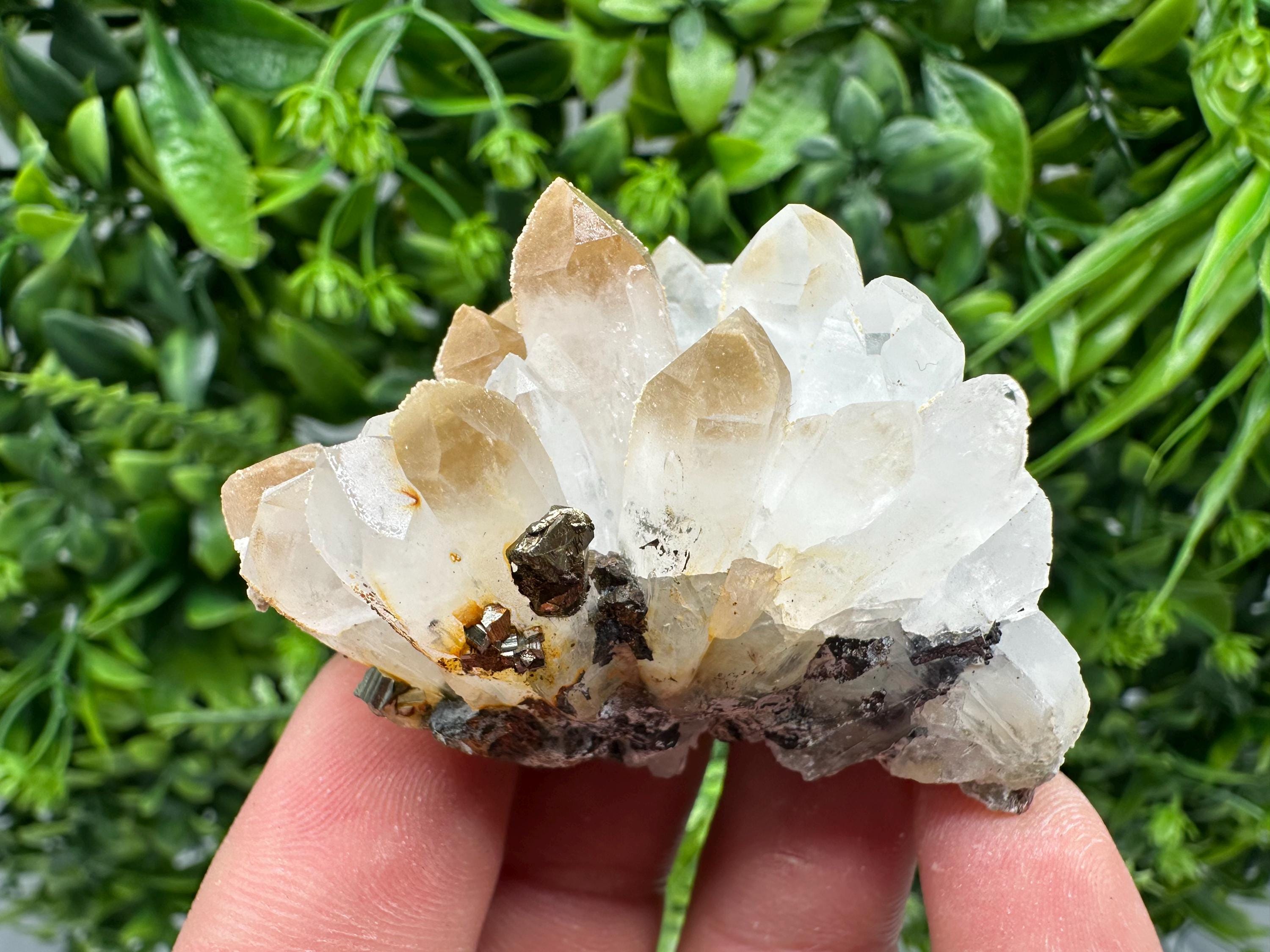 Quartz Sphalerite Chalcopyrite Mineral Specimen, Madan Bulgaria