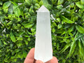 Selenite Tower Obelisk – Polished Crystal for Energy Cleansing, Meditation, Altar Decor