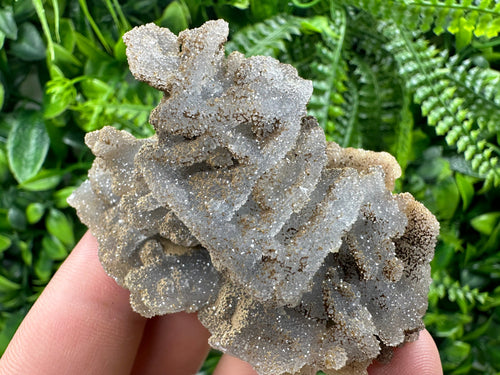 Chlorite Chalcedony Quartz Cluster, Madan Bulgaria