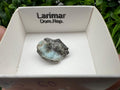 Rare Raw Larimar Specimen: Dominican Republic Mineral Collection (20/15mm)