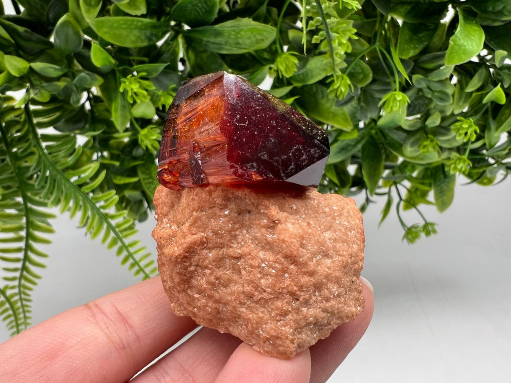 Orange-Brown Arcanite Mineral Specimen, Santa Ana Tin Mine