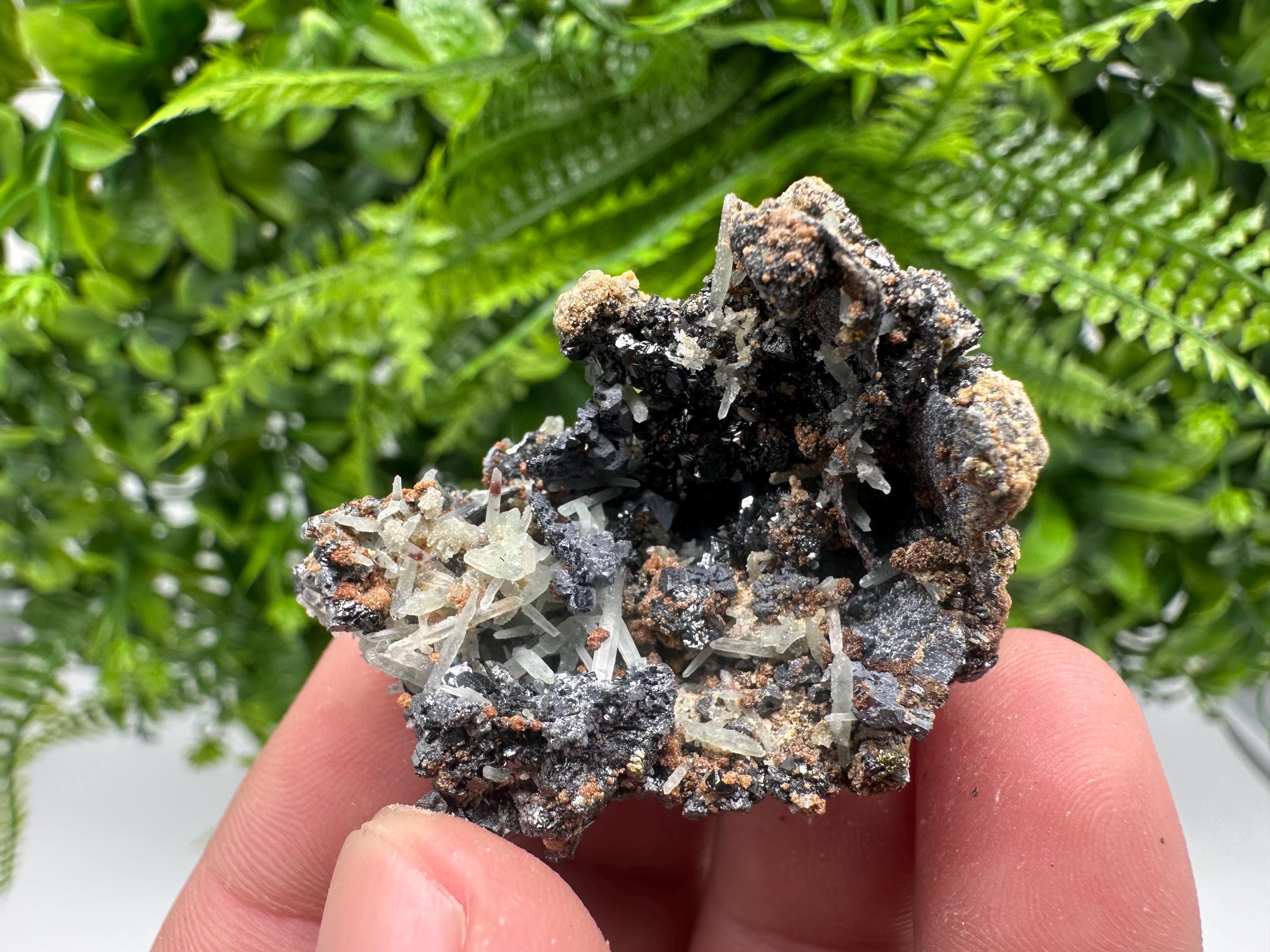 Galena Sphalerite Quartz Calcite Mineral Specimen, Madan Bulgaria