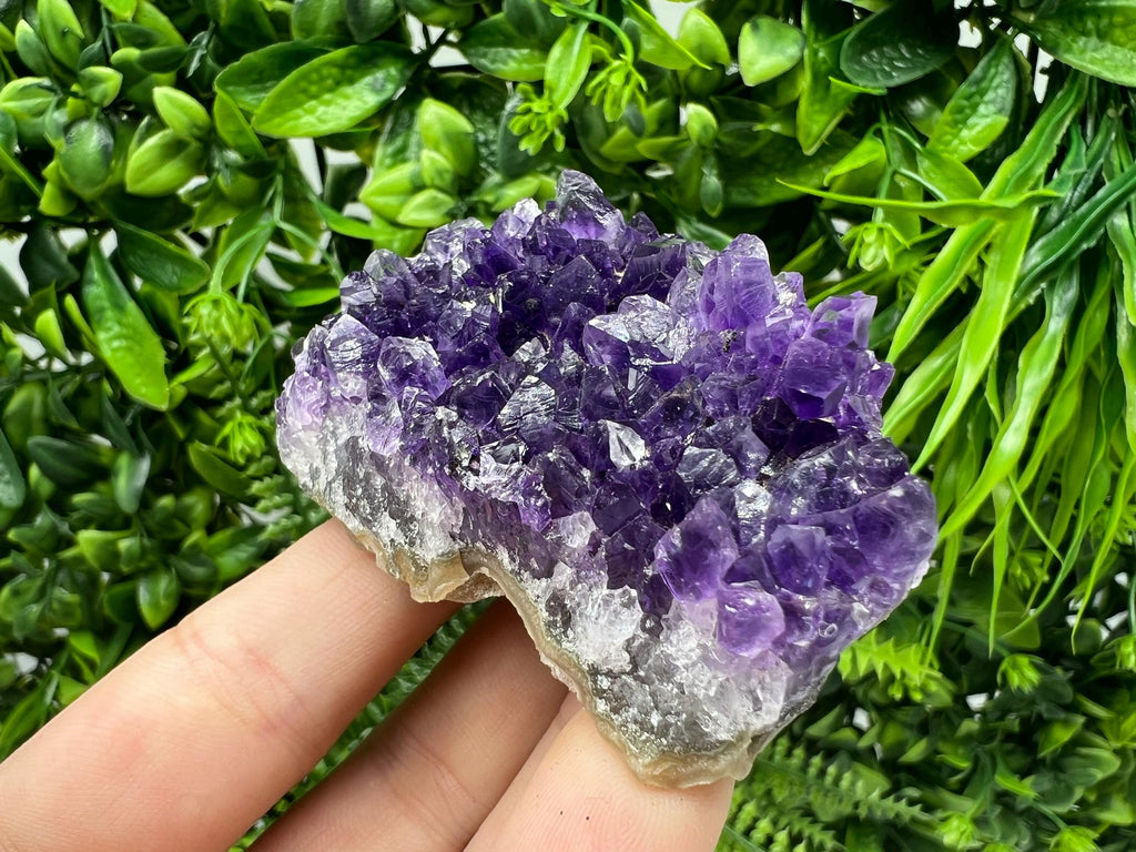Uruguay Amethyst Crystal: Purple Quartz Home Decor, Energy Stone