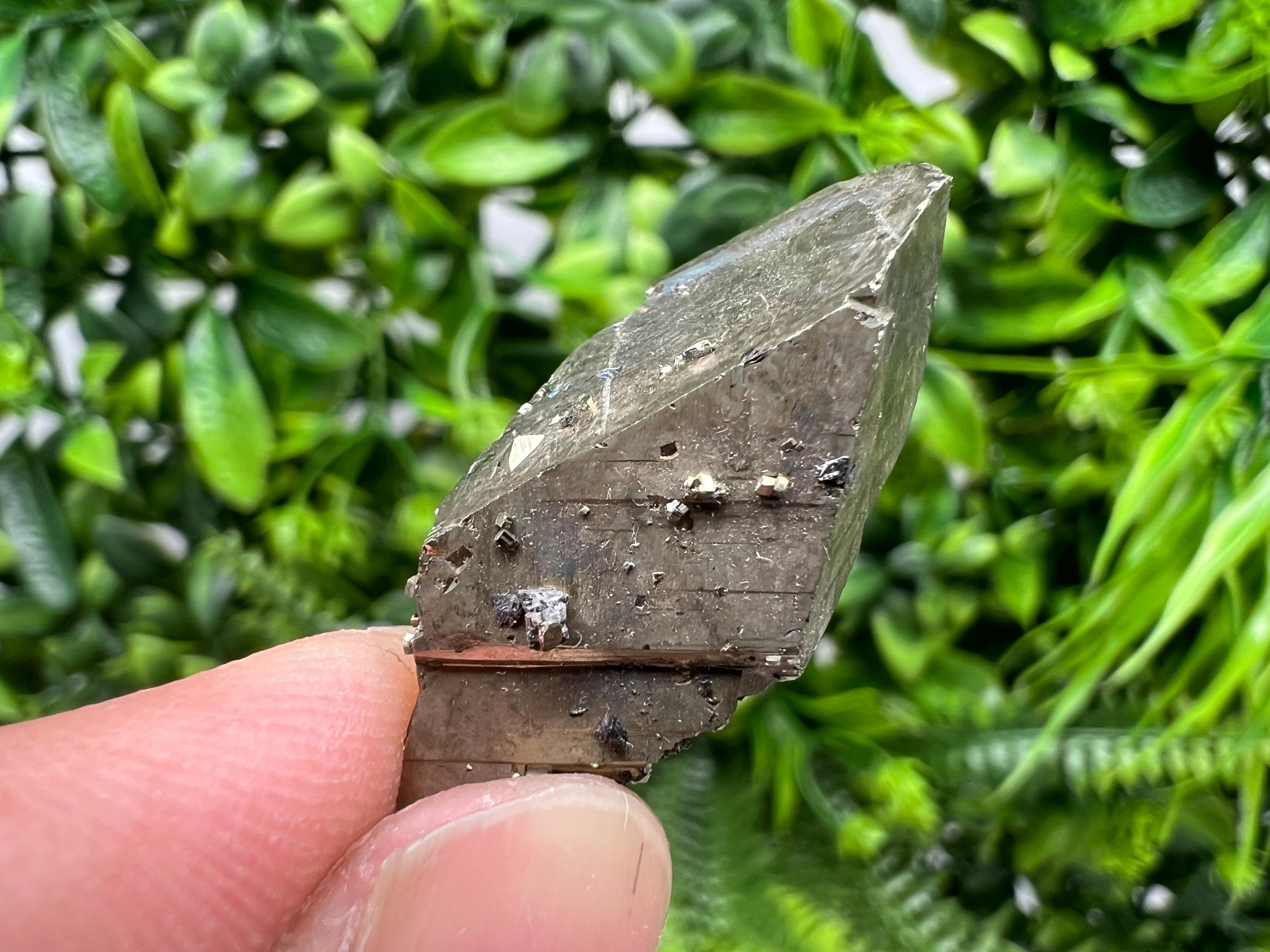 Mini Rainbow Pyrite Cluster: Borieva Mine, Bulgaria