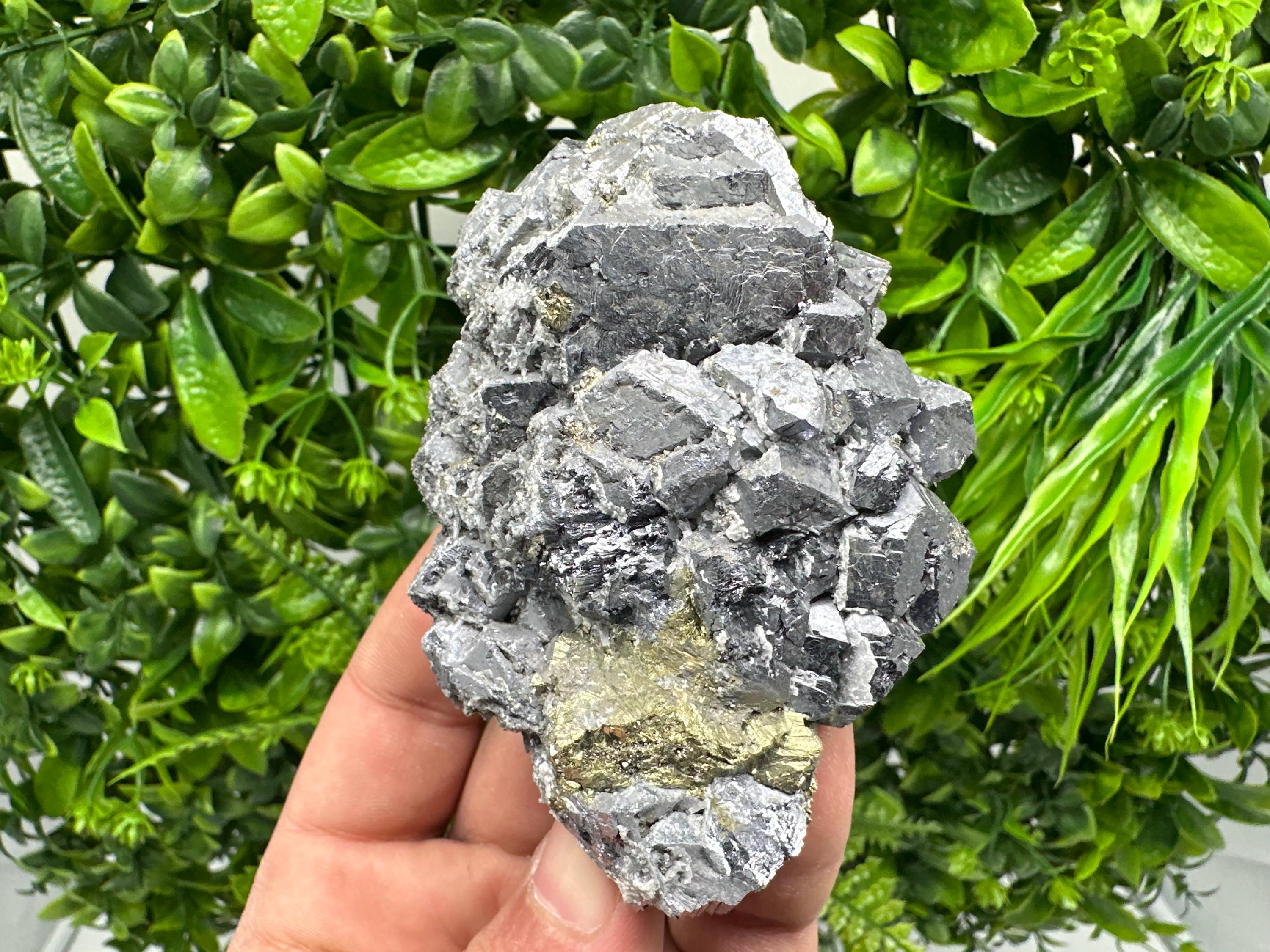 Galena Sphalerite Chalcopyrite Quartz Mineral Specimen: Djurcovo Mine, Bulgaria