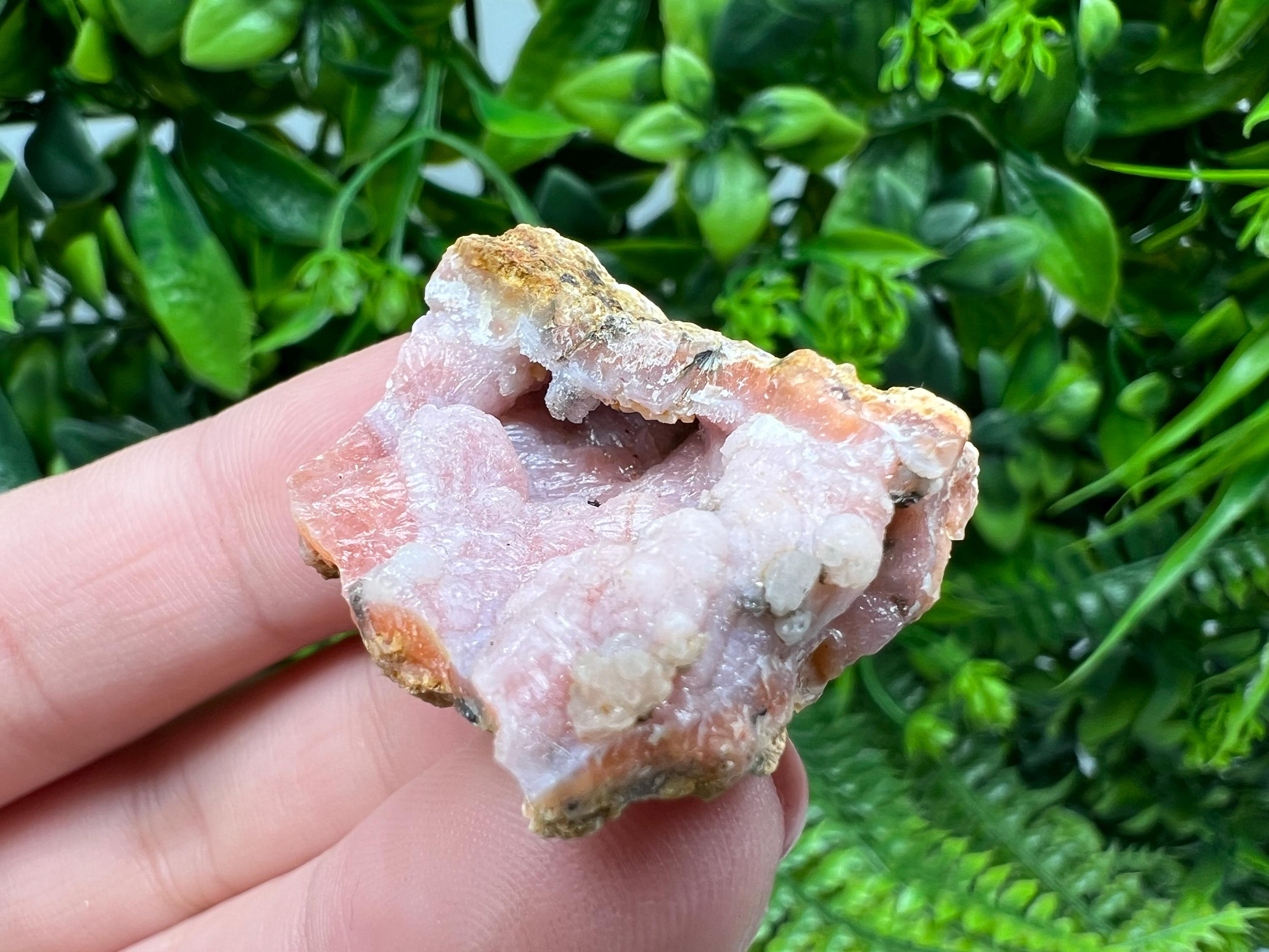 Red Chalcedony Crystal, Morocco Mineral Specimen, Rare Souvenir Gift