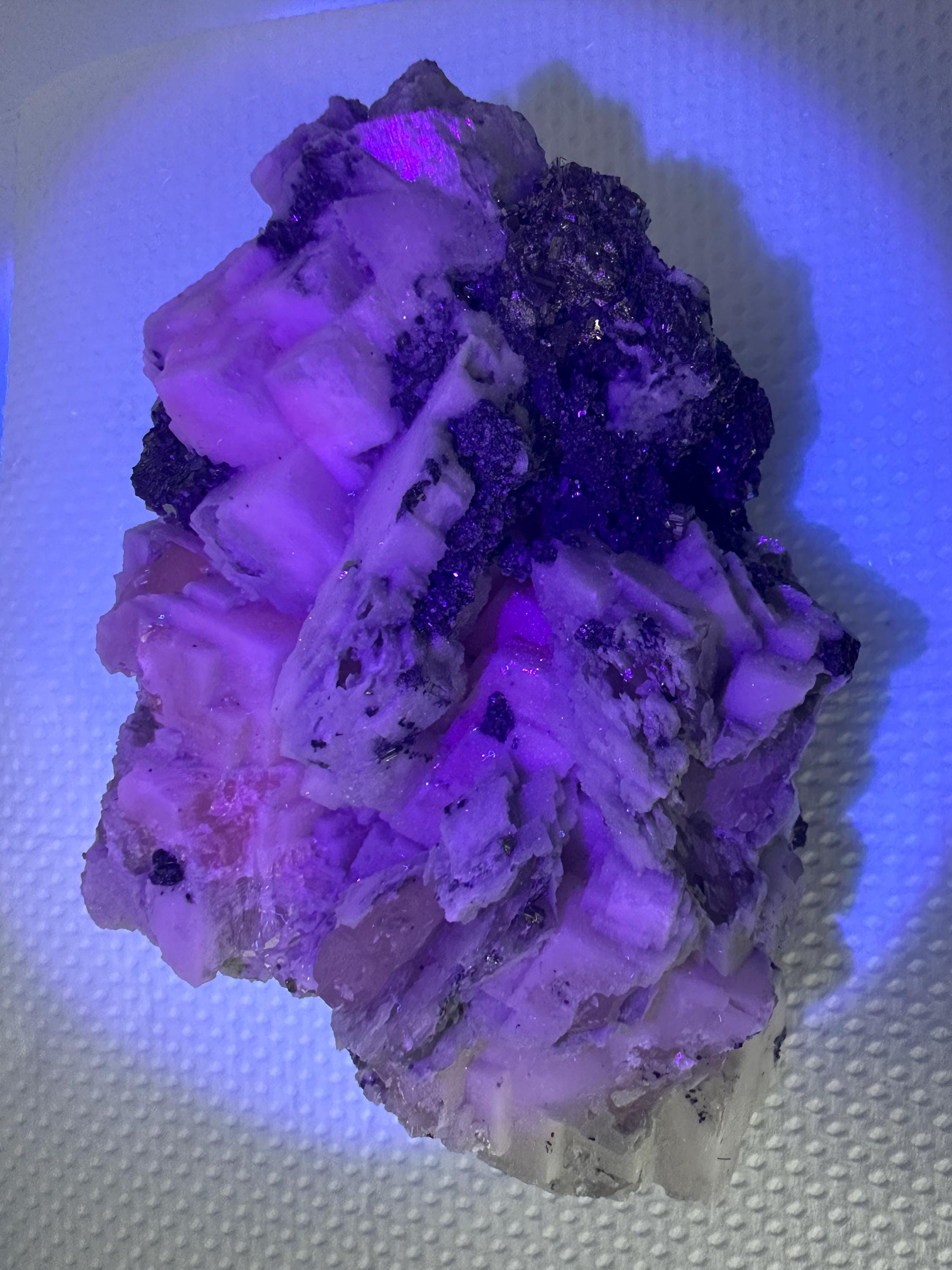 Galena Sphalerite Calcite Mineral Specimen, Madan Bulgaria