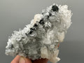 Calcite on Quartz with Chlorite: Natural Crystal Home Decor, Borieva Mine