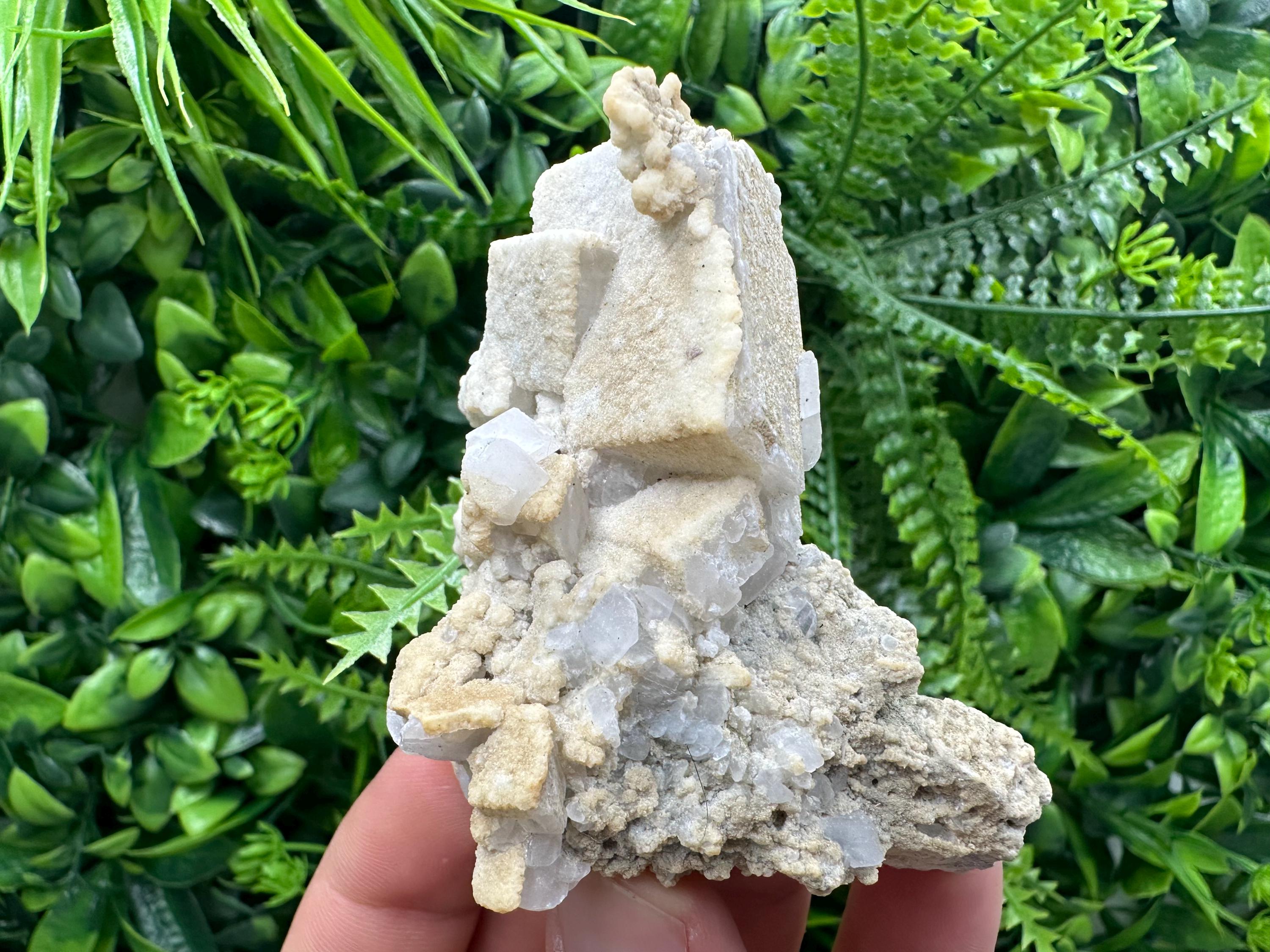 Bulgarian Calcite Specimen, Krushev Dol Mine, Two Generations Crystal