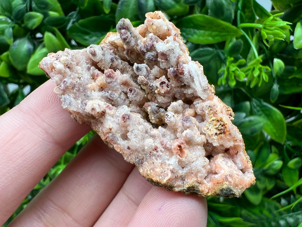 Moroccan Red Chalcedony Crystal Specimen: Rare Mineral Gift