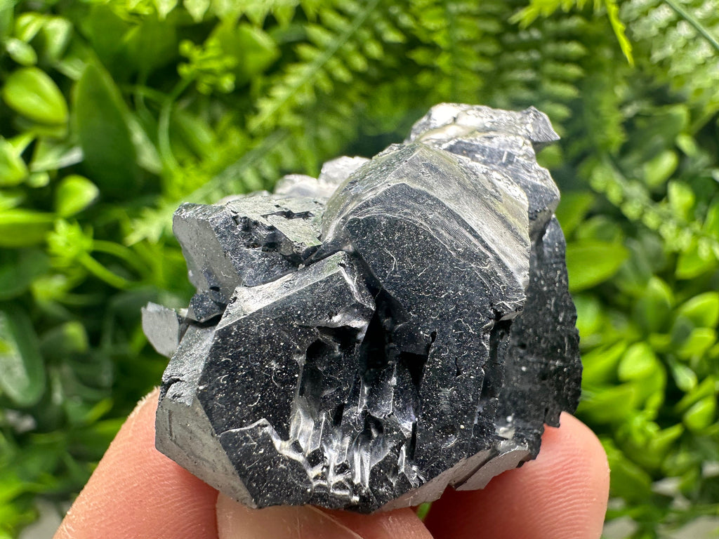 Galena on Sphalerite and Quartz, Borieva Mine Mineral Specimen