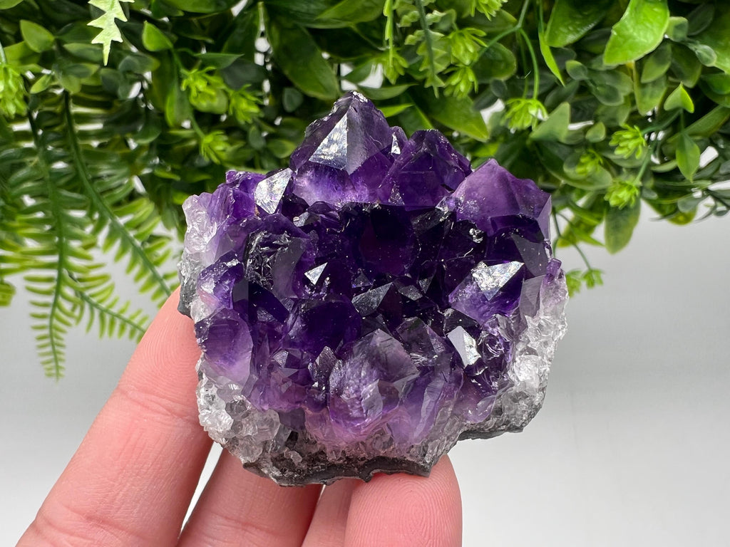 Uruguay Amethyst Crystal: Purple Quartz Home Decor, Energy Stone