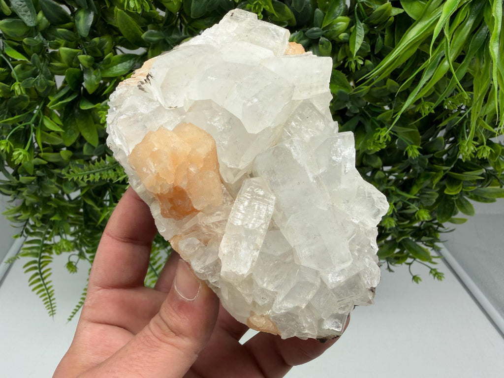 Apophyllite Stilbite Chalcedony Specimen: India Minerals, Crystal Stone